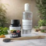 Oral Care Combo: 1 Ayurvedic Dantmanjan 70g + 1 Mouth Freshner 200ml + 1 Bamboo Toothbrush - Image 5